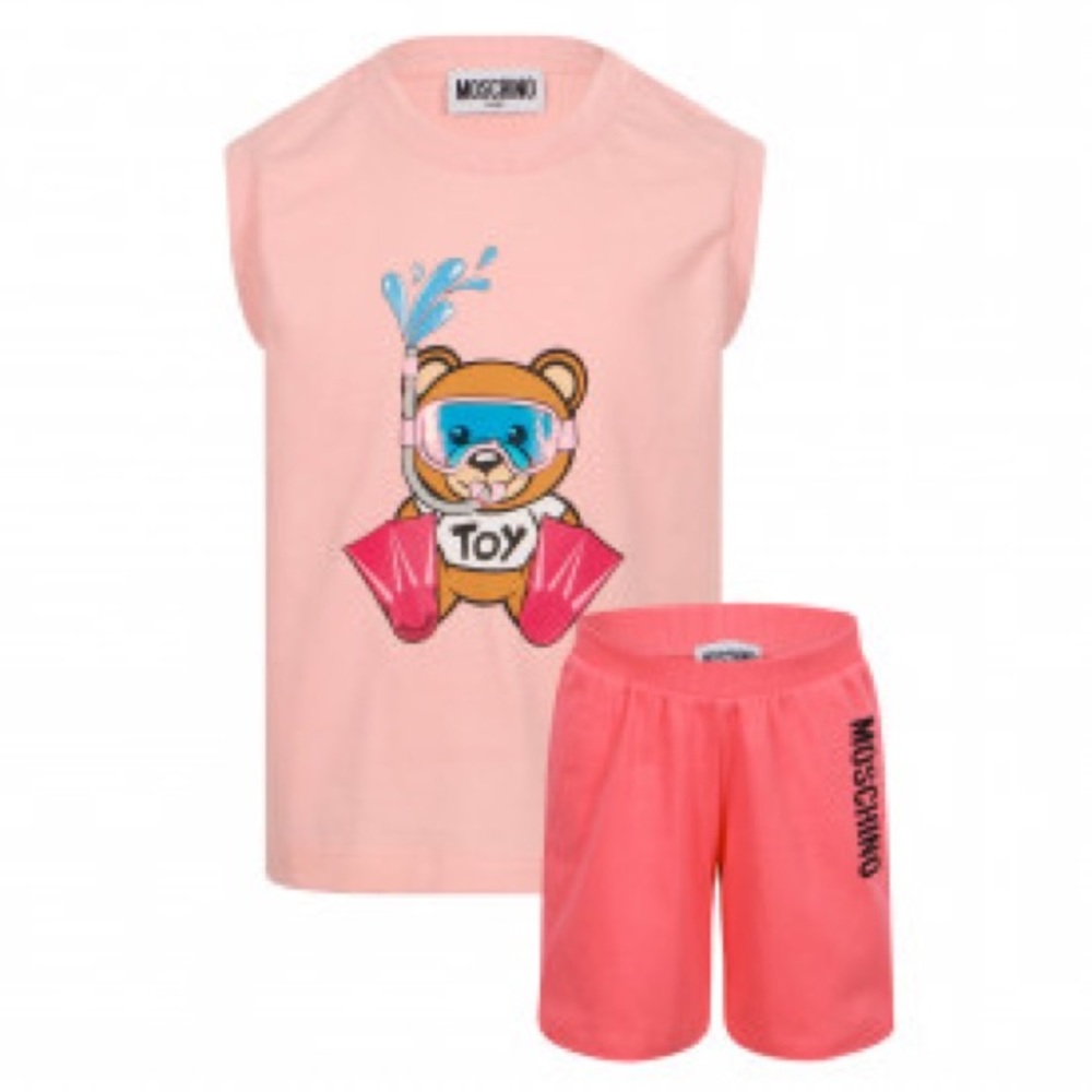 Moschino snorkeling teddy set